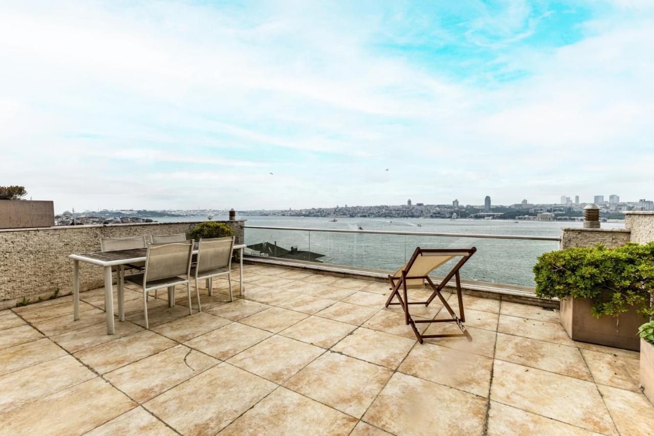 Апартаменти Duplex Flat W Panoramic Bosphorus View And Terrace Стамбул Екстер'єр фото