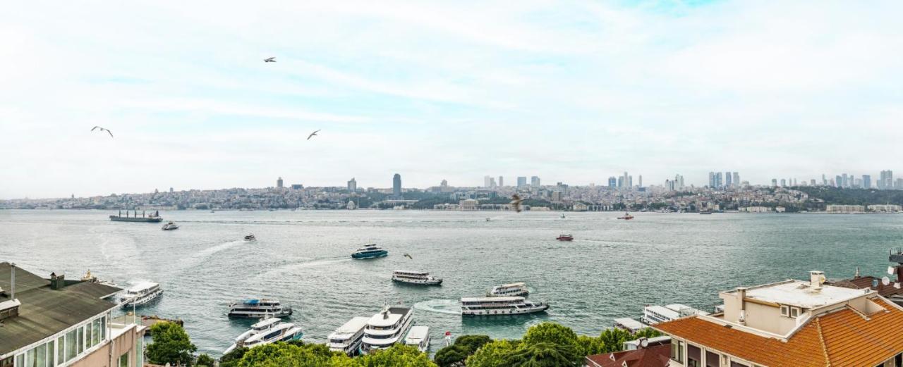 Апартаменти Duplex Flat W Panoramic Bosphorus View And Terrace Стамбул Екстер'єр фото