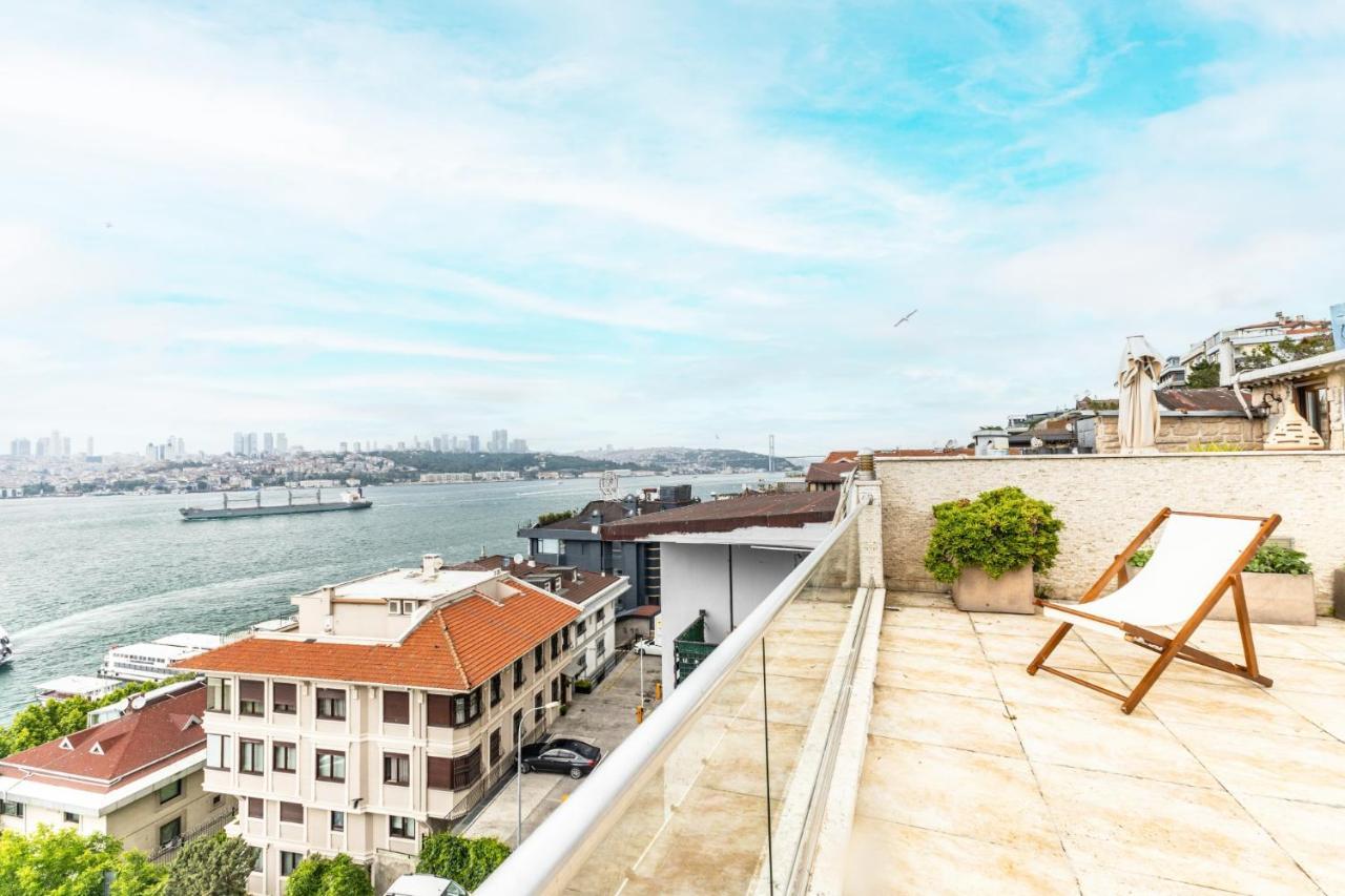 Апартаменти Duplex Flat W Panoramic Bosphorus View And Terrace Стамбул Екстер'єр фото