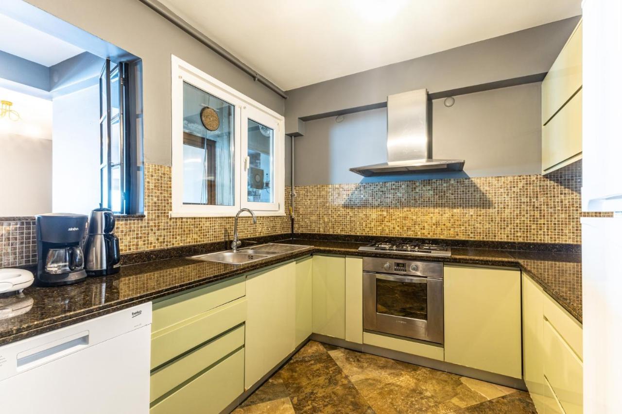 Апартаменти Duplex Flat W Panoramic Bosphorus View And Terrace Стамбул Екстер'єр фото